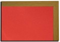 Tablica korkowa CZERWONA 120x170cm kolorowa w oprawie MDF Dąb Naturalny