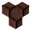 brazowy-panel-korkowy-honeycomb-3d-scienny.png