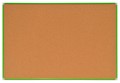 Tablica korkowa 100x200cm w ramie aluminiowej ZIELONEJ