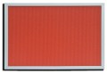 Czerwona perforowana tablica magnetyczna 45x60cm rama MDF srebrna
