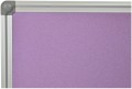 tablice korkowe różnokolorowe FIOLETOWE w ramce z anodowanego aluminium decoline 110x120cm