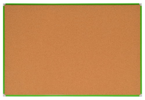 Tablica korkowa 100x140cm w ramie aluminiowej ZIELONEJ