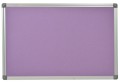 tablica korkowa kolorowa FIOLETOWA w oprawie aluminiowej decoline 80x150cm