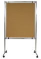 Korkowe ścianki parawanowe dwustronne 120x200cm (Parawan 3-elementowy)