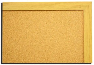 Tablica korkowa 80x110cm w ramie MDF Dąb Naturalny
