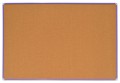 Tablica korkowa 100x150cm w ramie aluminiowej FIOLETOWEJ