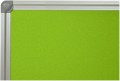 tablice korkowe różnokolorowe ZIELONE w ramce z anodowanego aluminium decoline 70x140cm