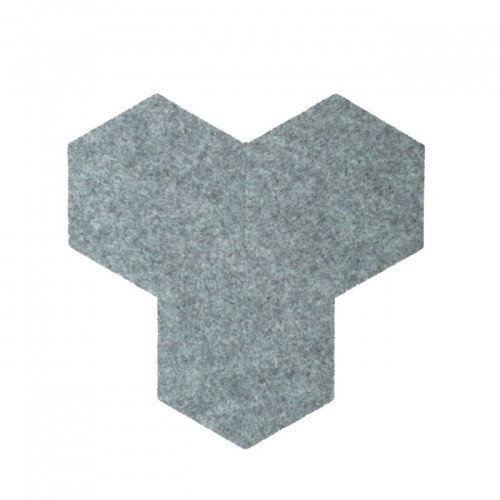 jasnoszary heksagon filcowo-korkowy decork felt line light grey F009.jpg