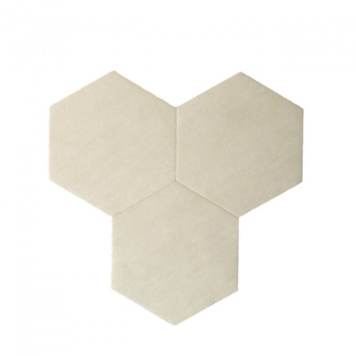 beżowe ośmiokąty dekoracyjne tekstylne decork textil line beige T007.jpg