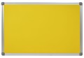 tablica korkowa kolorowa ŻÓŁTA w oprawie aluminiowej decoline 50x110cm