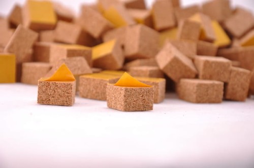 Dystanse korkowe 10x15x15mm samoprzylepne