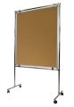 Korkowe ścianki parawanowe dwustronne 120x200cm (Parawan 3-elementowy)