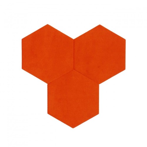 pomarańczowe dekoracyjne płytki korkowe decork textil line orange T0018.jpg
