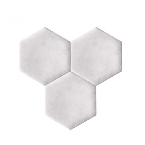 szare popielate płytki ośmiokątne dekoracyjne ścienne tekstylne decork textil line gray T004.jpg