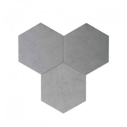 jasno szare heksagony korkowo tekstylne decork textil line light grey T003.jpg