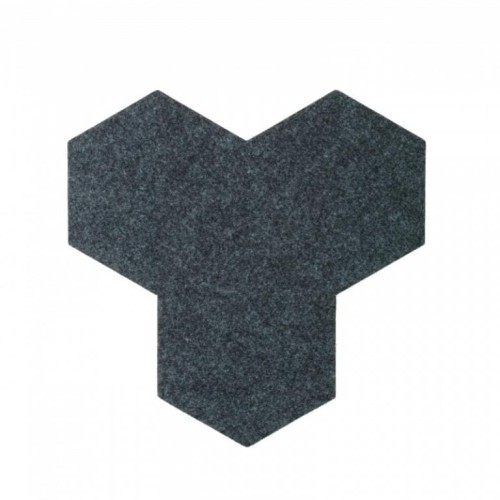 ciemnoszary heksagon korkowy filcowy decork felt line dark gray F008.jpg