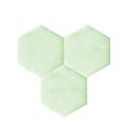 jasnozielony hexagon materiałowo korkowy decork textil line light green T0010.jpg