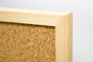 Tablica korkowa 120x140cm w ramie drewnianej