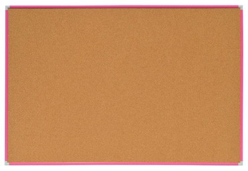 Tablica korkowa 30x40cm w ramie aluminiowej RÓŻOWEJ