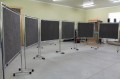 przepierzenia bariery ogłoszeniowe 100x100cm stojące do gazetek i ogłoszeń.JPG