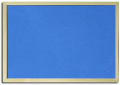 Tablica korkowa NIEBIESKA 100x180cm kolorowa w oprawie drewnianej