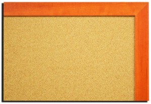 Tablica korkowa 80x80cm w ramie MDF Calvados
