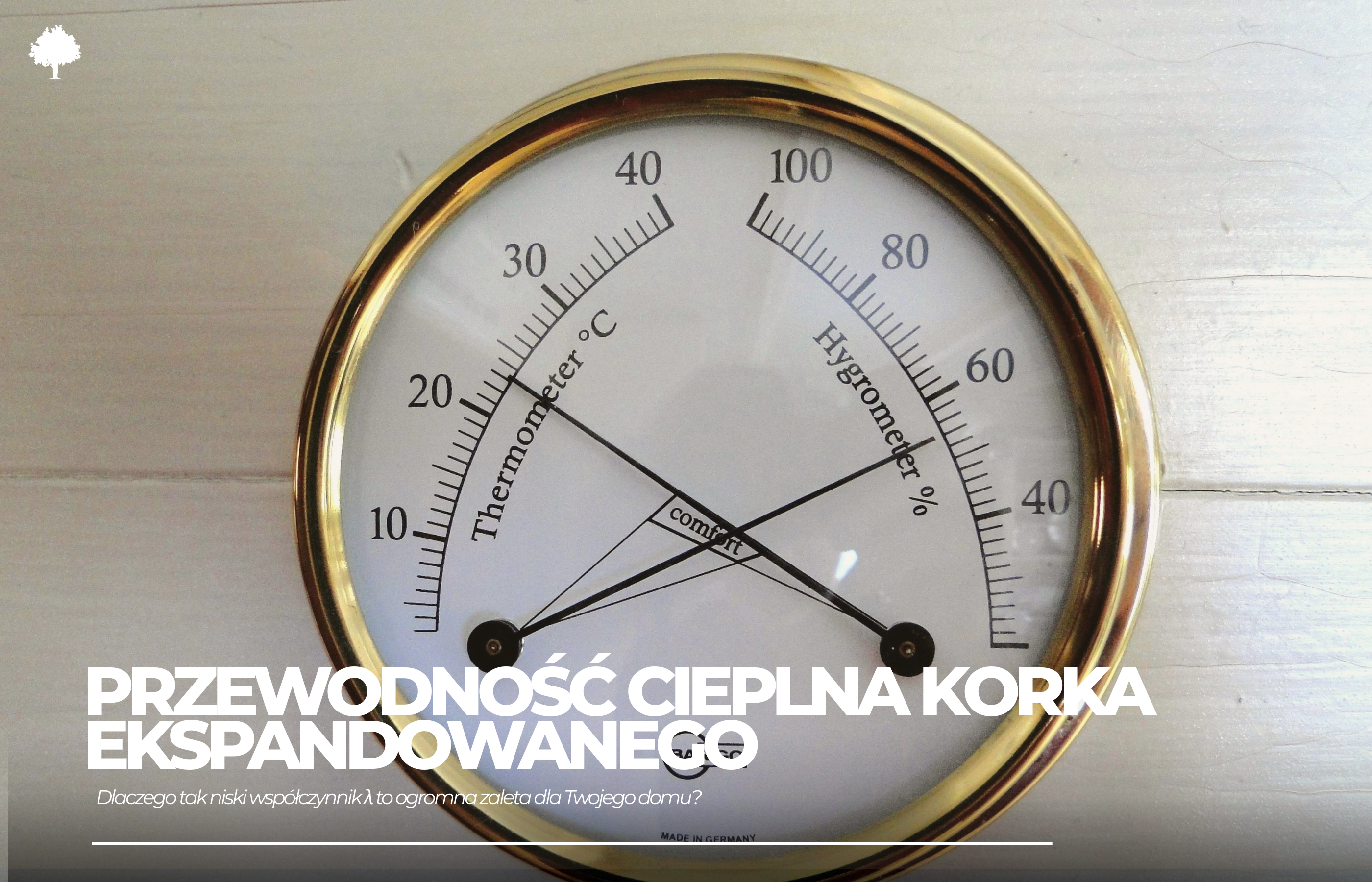 Jaka jest przewodność cieplna korka ekspandowanego?