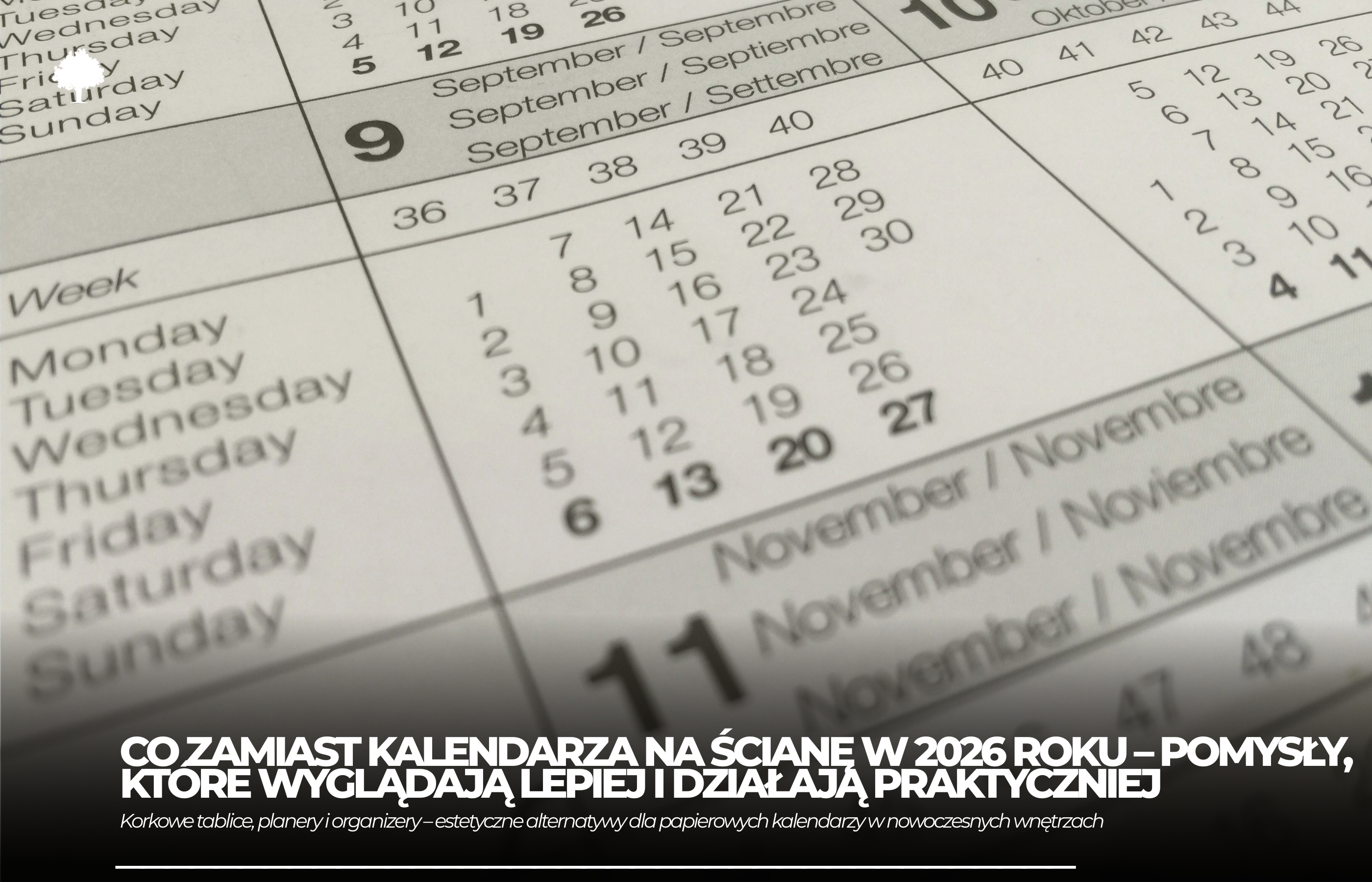 Co zamiast kalendarza na ścianę w 2026 roku?