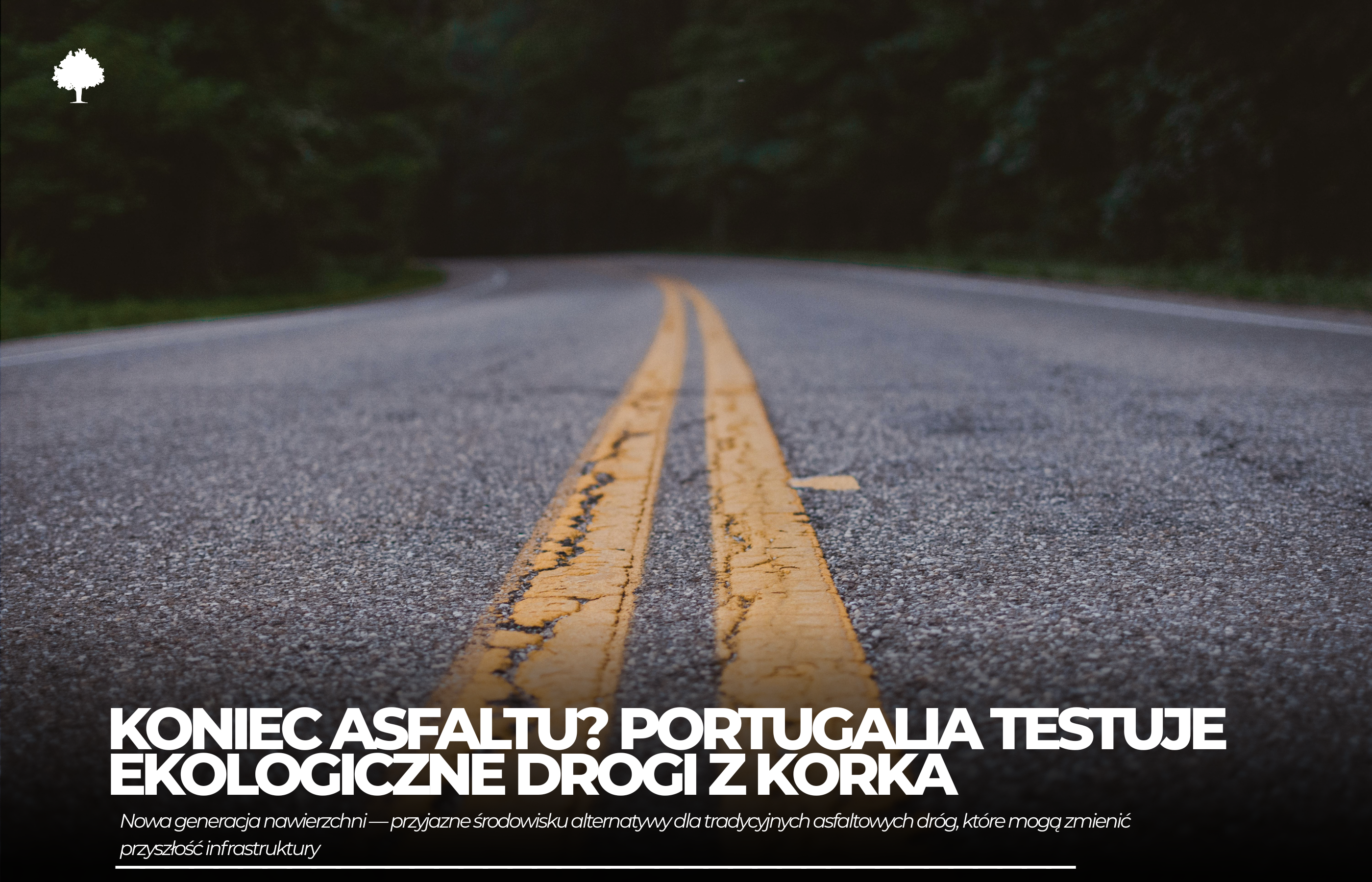 Koniec asfaltu? Portugalia sprawdza, czy da się jeździć po... korku