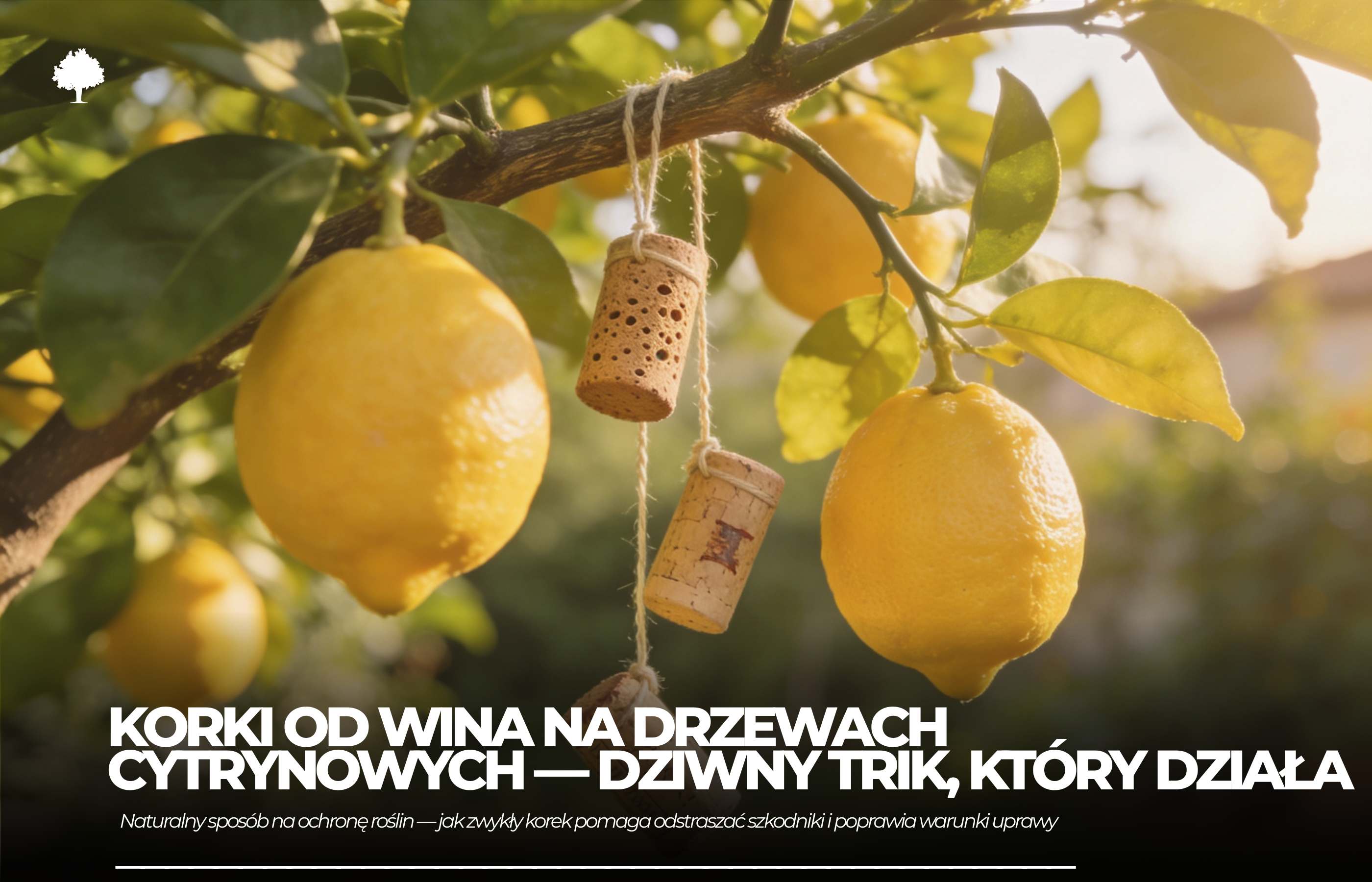 Dlaczego ogrodnicy wieszają to na drzewach cytrynowych? Brzmi dziwnie, ale działa!